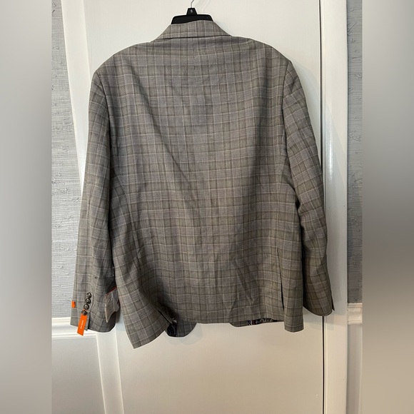 TALLIA Cream BrownCheckered Blazer - Picture 5 of 9